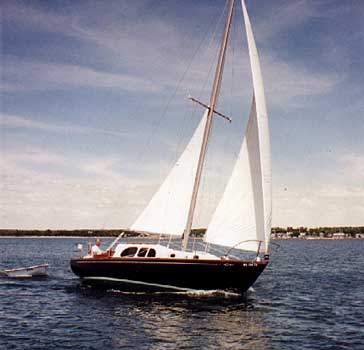 Islander 29 sailing