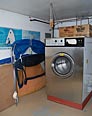 Washer in back room