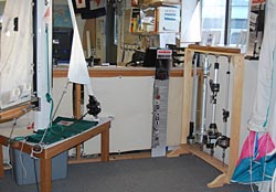 sail handling systems floor displays